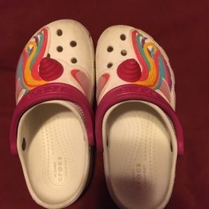 Girls Crocs Unicorn style size 11